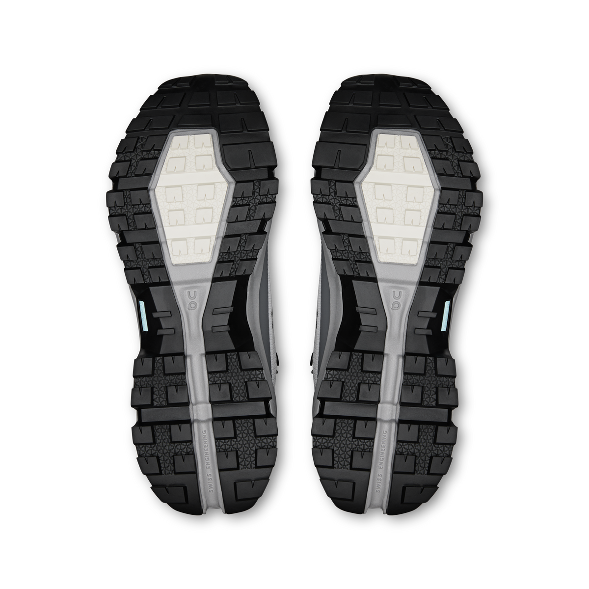 On Cloudrock Mid Waterproof – Glacier / Alloy (Men's) – view 3 on white background