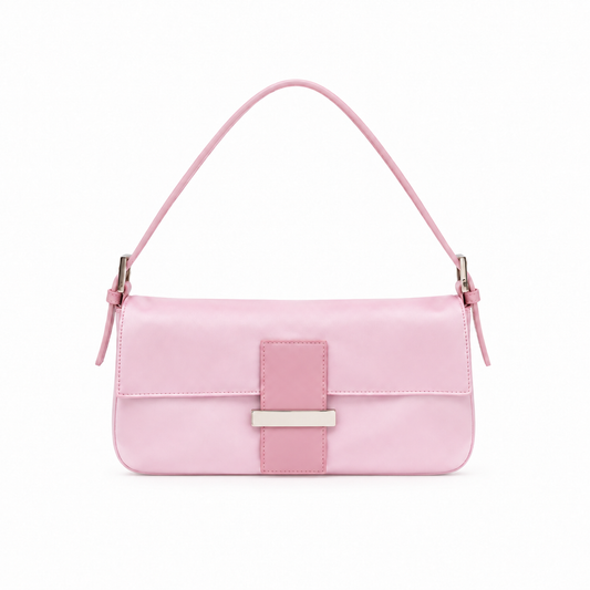 Vintage Bag - Soft Pink on white background