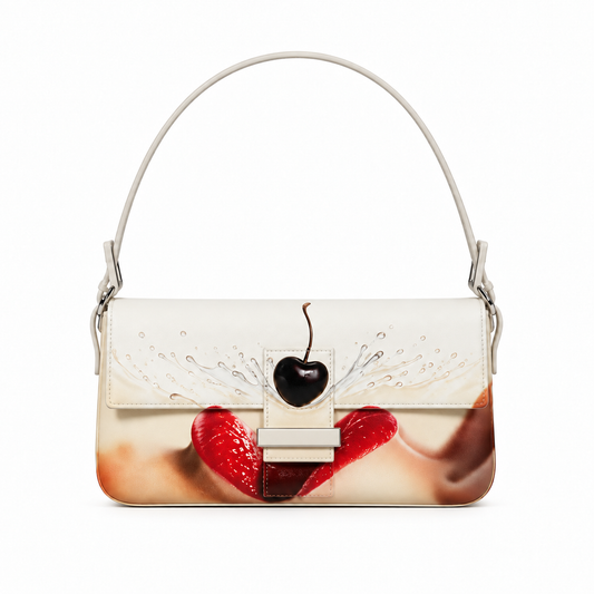 Vintage Bag - Art Print on white background