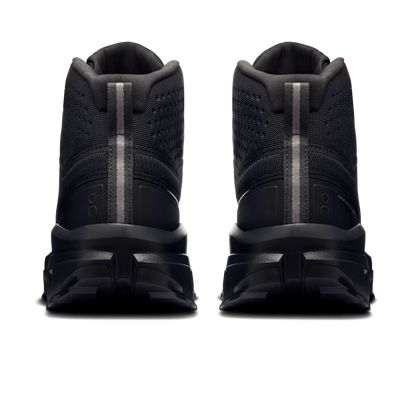 On Cloudrock Mid Waterproof – Black / Black (Men's) – view 5 on white background