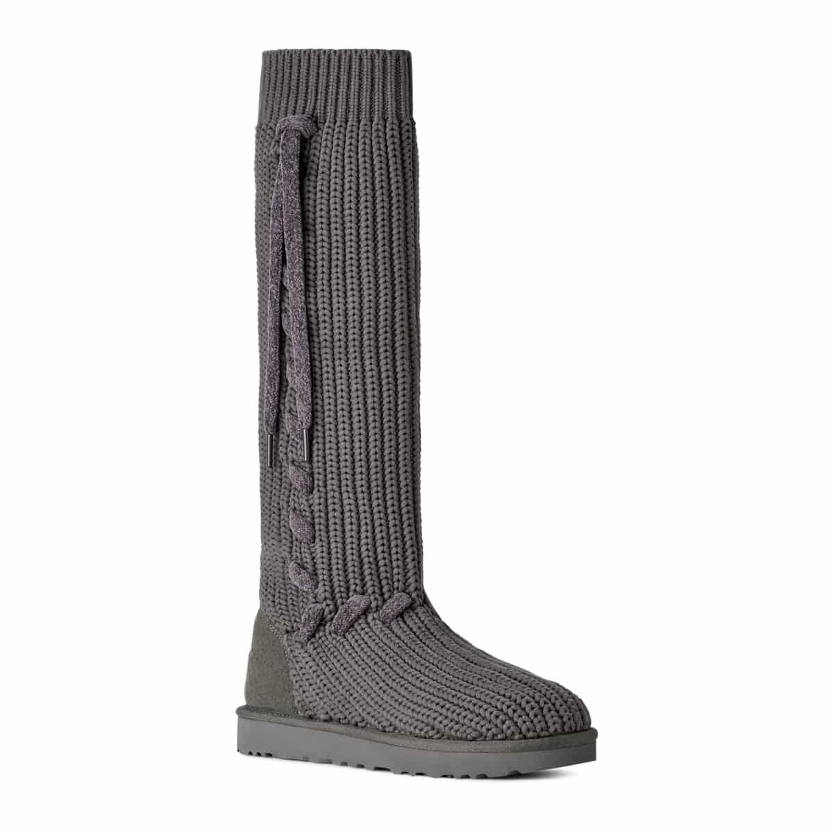 UGG Women's Classic Tall Whipstitch Knit - Charcoal - view 2