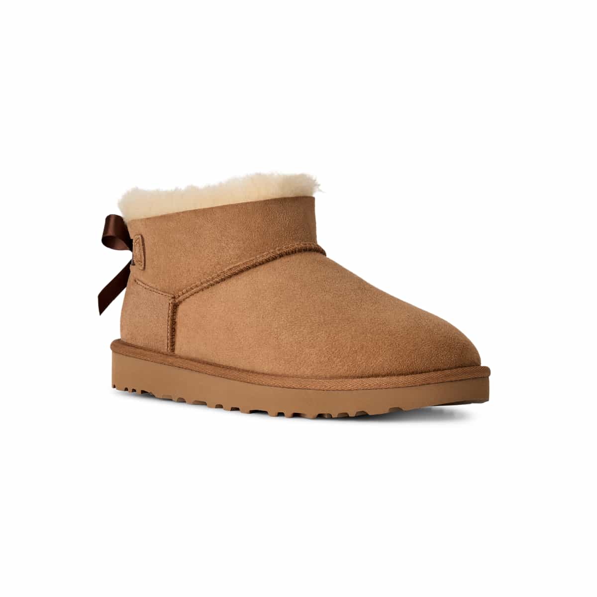 UGG Women's Ultra Mini Bailey Bow - Chestnut - view 3