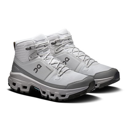 On Cloudrock Mid Waterproof – Glacier / Alloy (Men's) – view 6 on white background