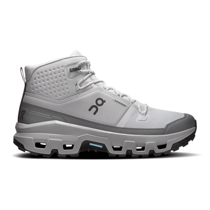On Cloudrock Mid Waterproof – Glacier / Alloy (Men's) – view 1 on white background